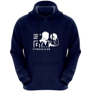 هودی مردانه طرح GYM کد F443