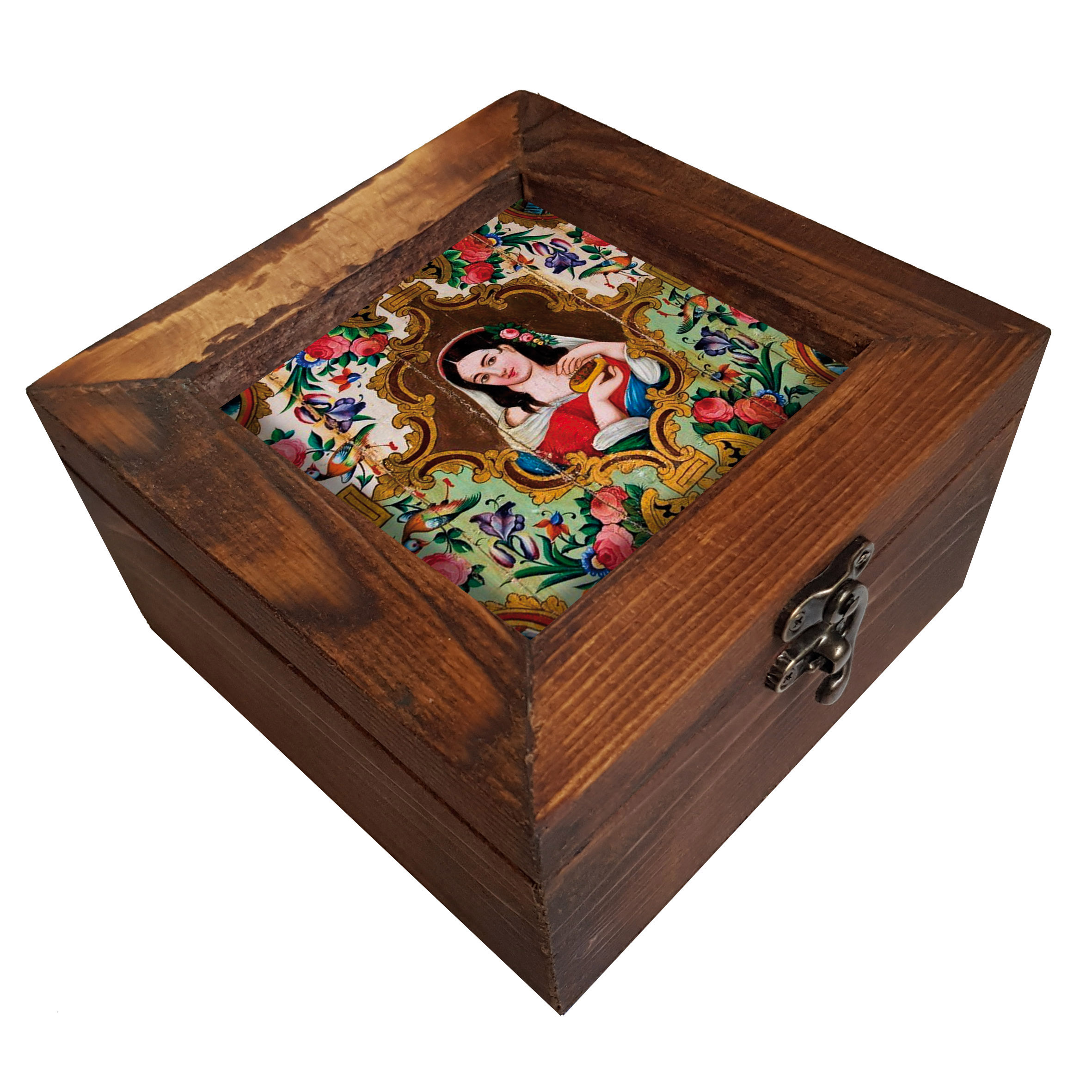   جعبه هدیه چوبی کد A65