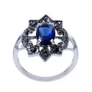 انگشتر نقره زنانه بازرگاني ميلادي  کد AW_107