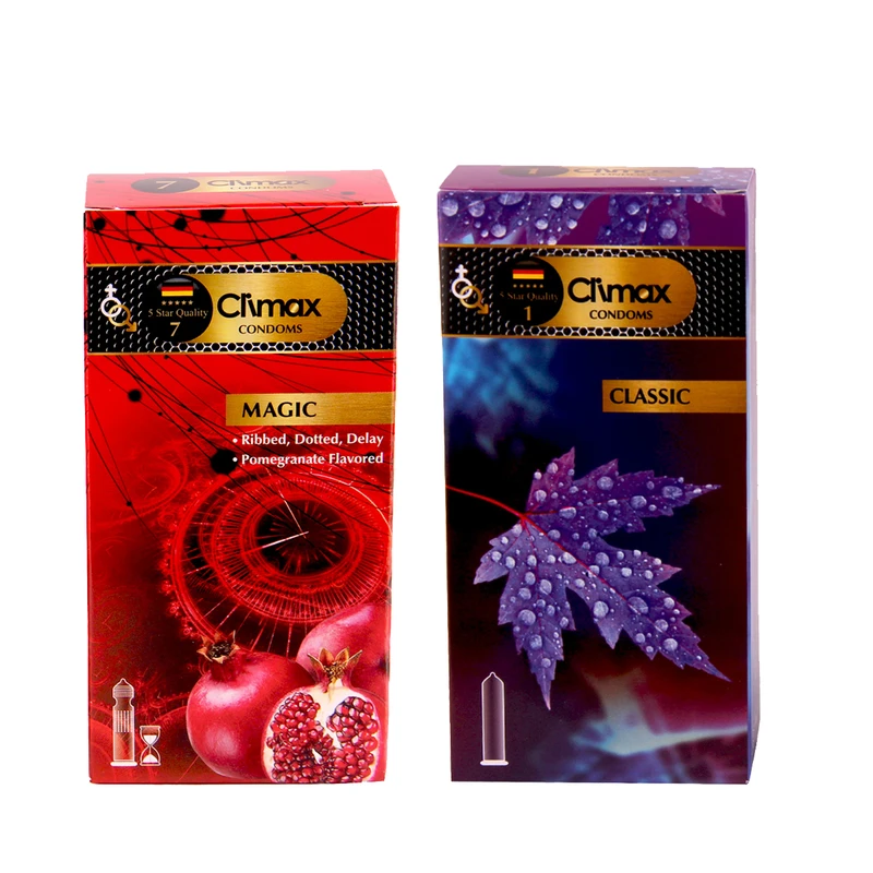 کاندوم کلایمکس مدل classic بسته 12 عددی به همراه کاندوم مدل magic بسته 12 عددی