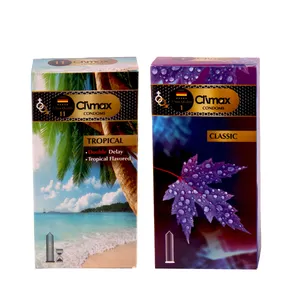 کاندوم کلایمکس مدل classic بسته 12 عددی به همراه کاندوم مدل tropical بسته 12 عددی