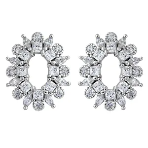 گوشواره نقره زنانه اقلیمه کد EN444