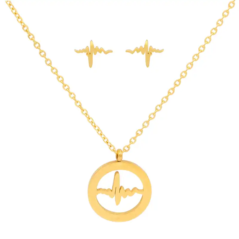 نیم ست زنانه بهارگالری طرح ضربان کد 209061