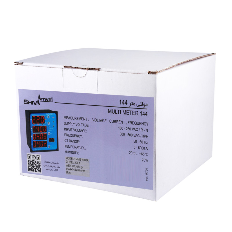 مولتی متر شیوا امواج مدل MME-6000A مولتی متر شیوا امواج مدل MME-6000A