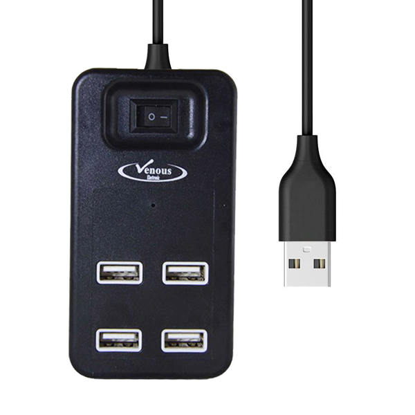 هاب 4 پورت USB 2.0 ونوس مدل PV-H187