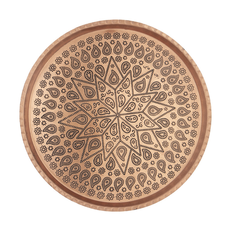 سینی مسی زنجان طالبی مدل C106