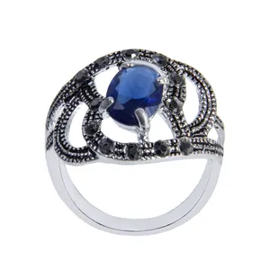  انگشتر نقره زنانه بازرگاني ميلادي  کد AW_115