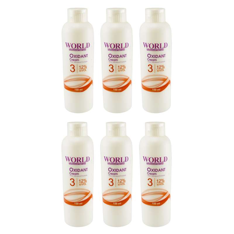 کرم اکسیدان وردکالر مدل W3 دوازده درصدی حجم 150 میلی لیتر مجموعه 6 عددی