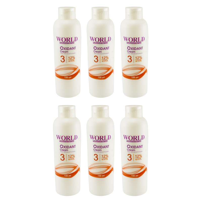 کرم اکسیدان وردکالر مدل W3 دوازده درصدی حجم 150 میلی لیتر مجموعه 6 عددی