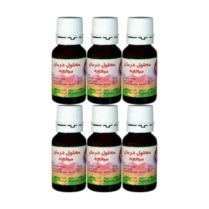 محلول درمان میخچه و زگیل پرشین مدل 06 حجم 15 میلی لیتر مجموعه 6 عددی