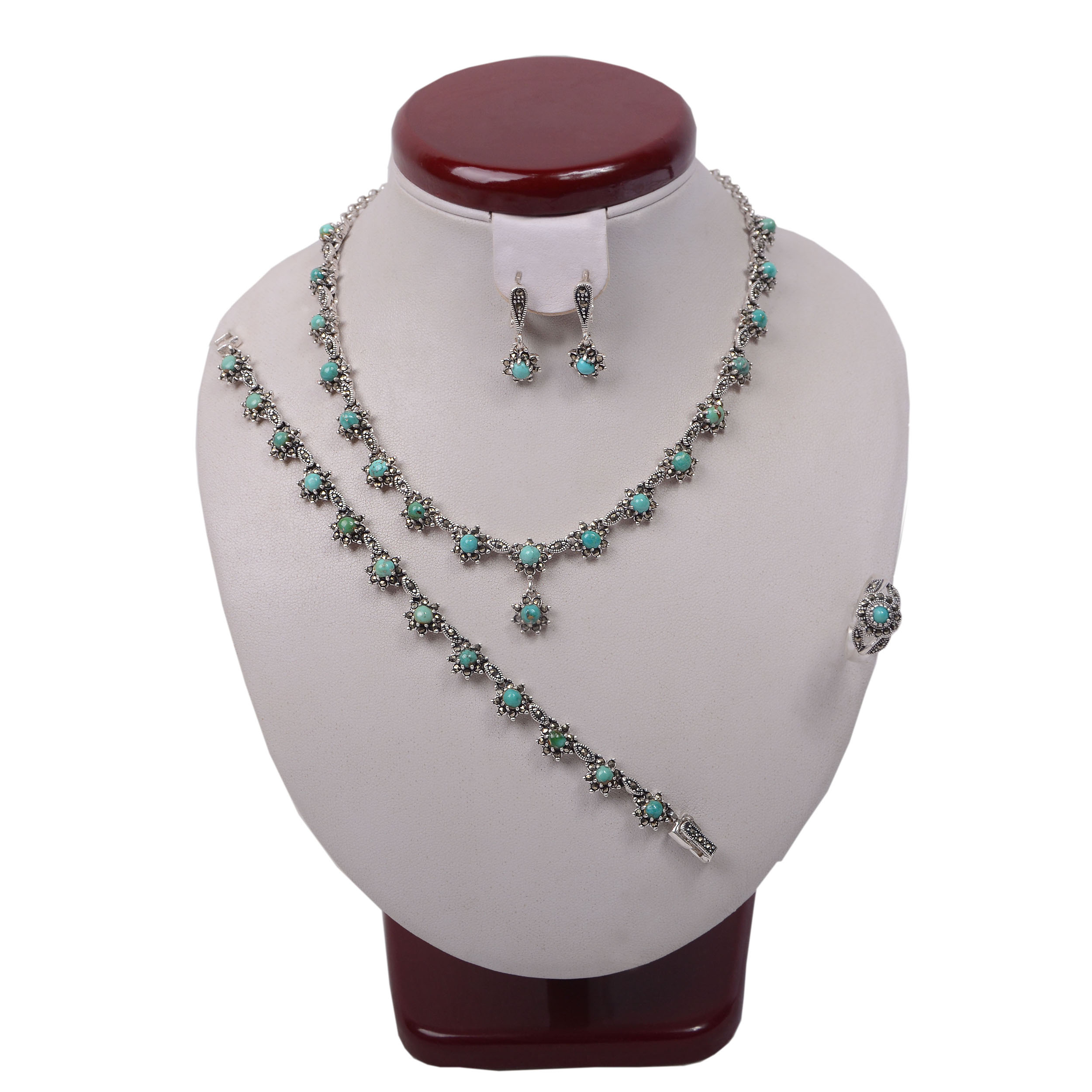 ست نقره زنانه کد SZ122