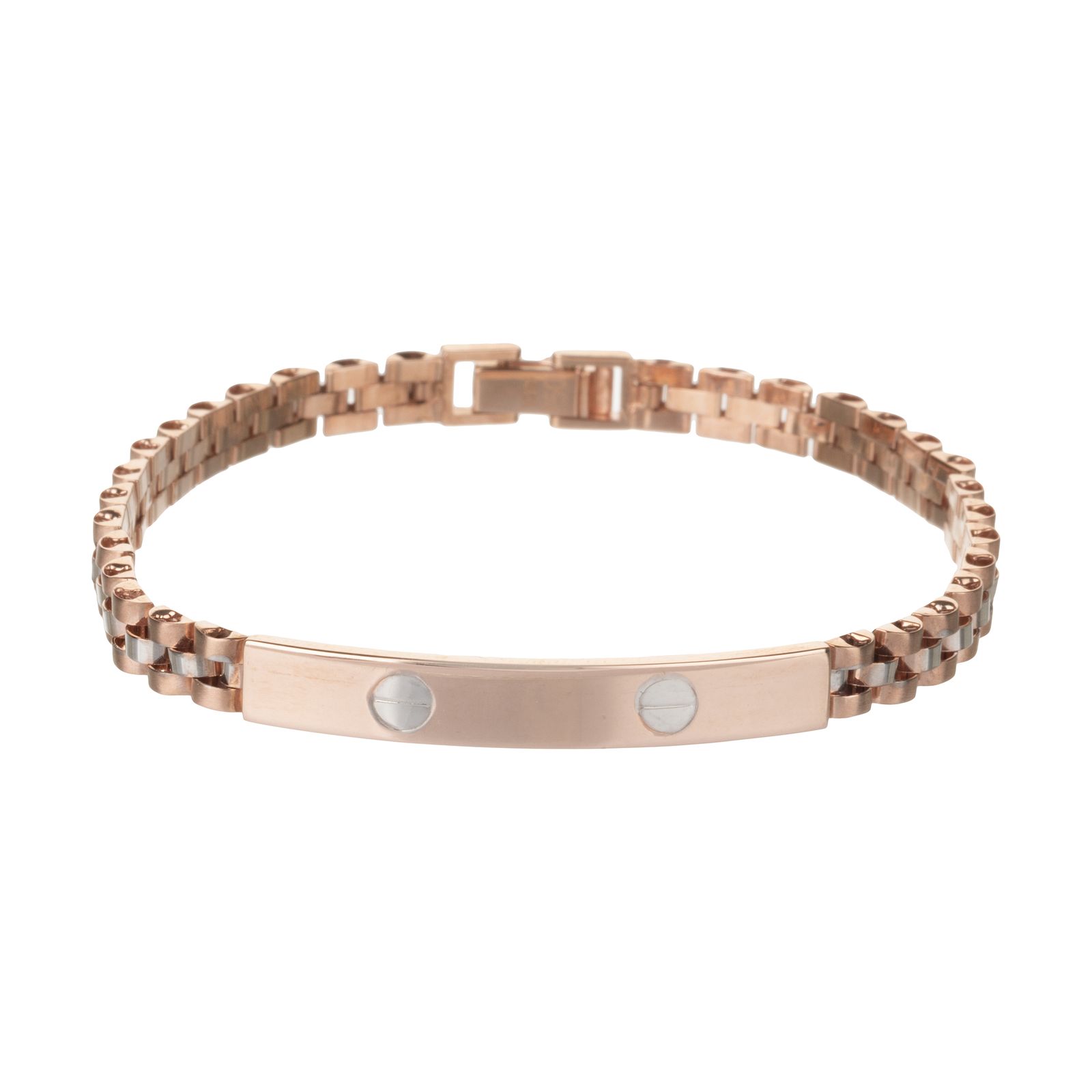 دستبند طلا 18 عیار زنانه آلند کد H43 -  - 1