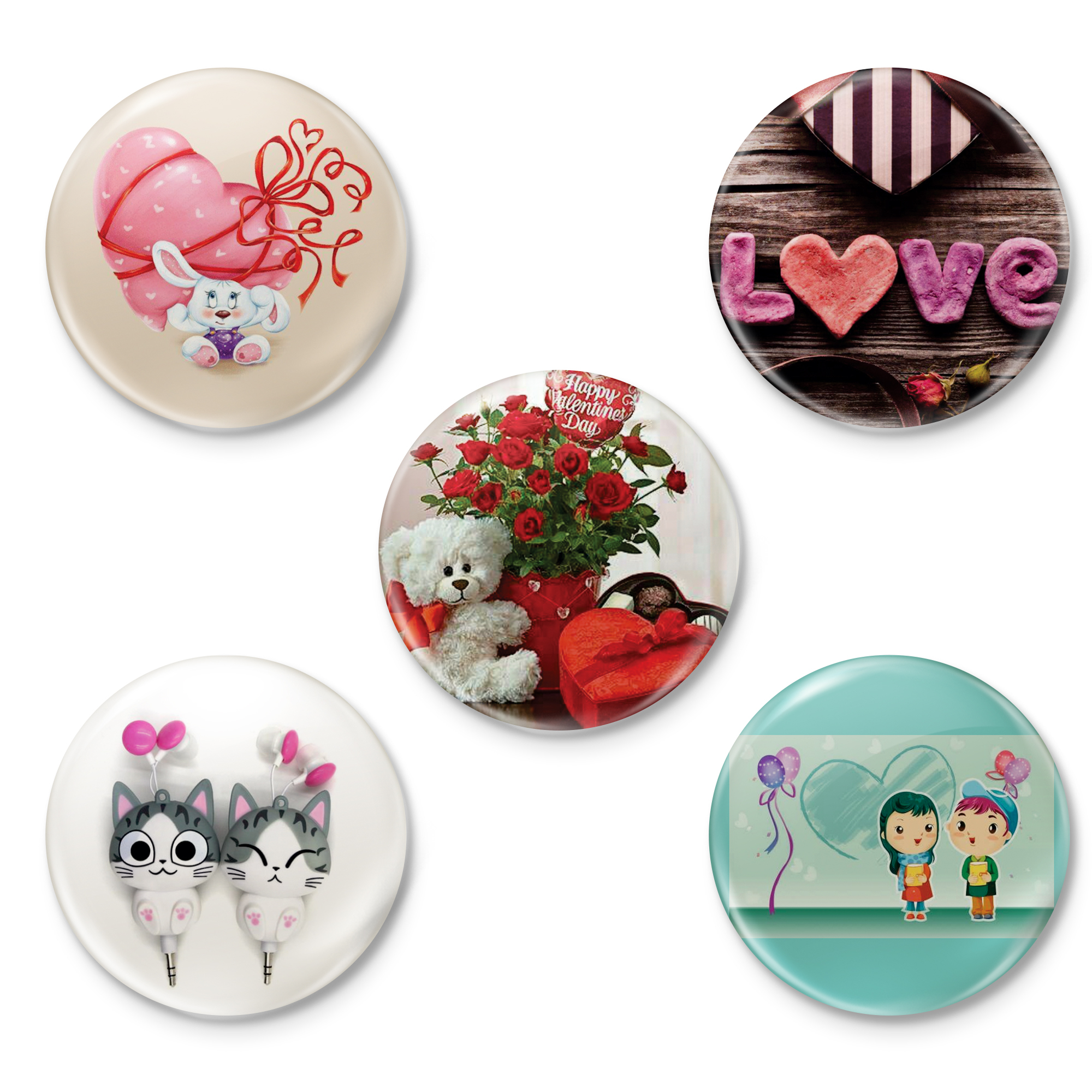 پیکسل  مدل قلب کد 41.93 مجموعه 5 عددی