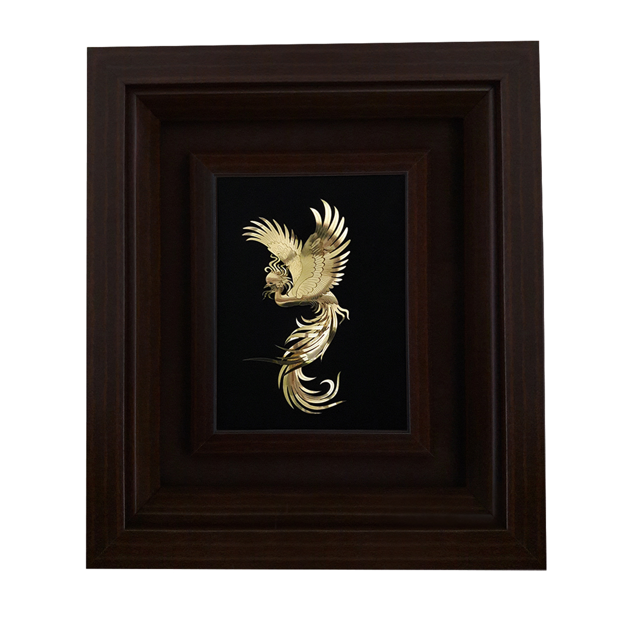 تابلو معرق برنجی طرح سیمرغ کد D203