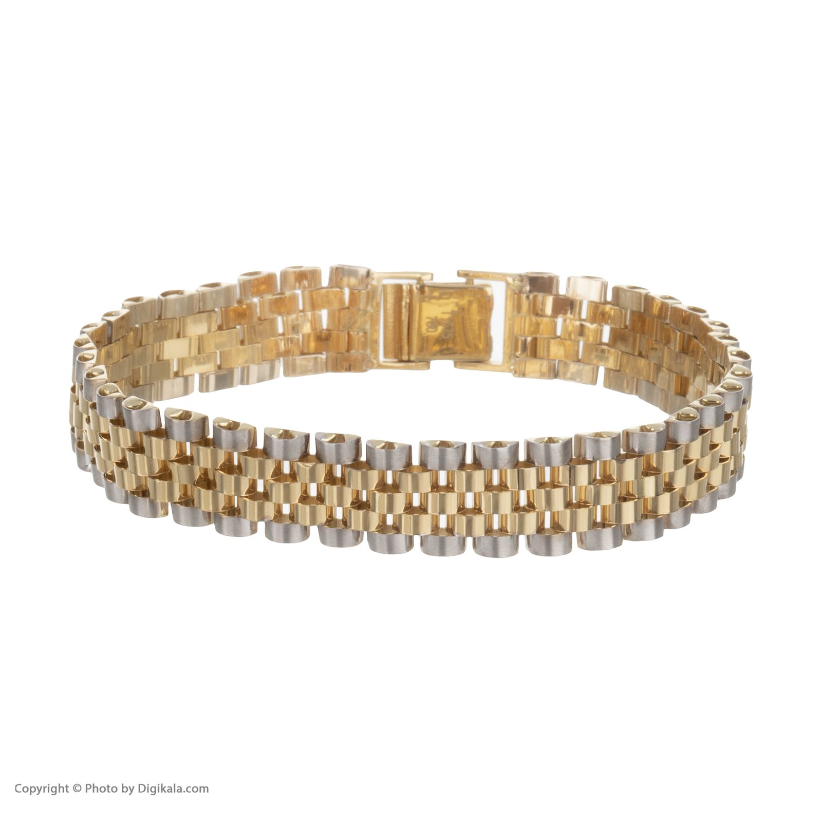 دستبند طلا 18 عیار زنانه آلند کد H45 -  - 2