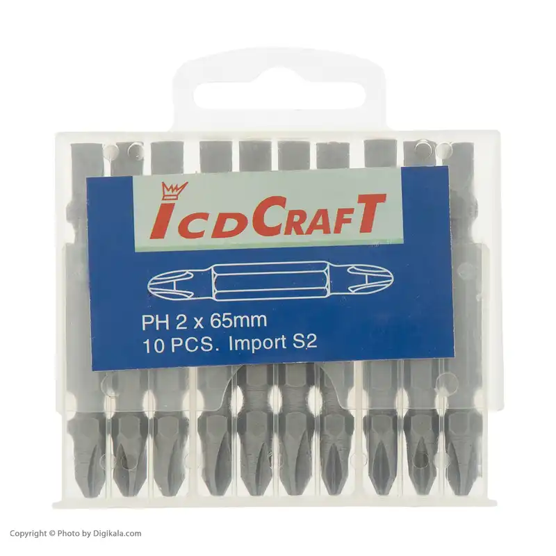 مجموعه 10 عددی سری پیچ گوشتی آی سی دی کرافت کد 1010