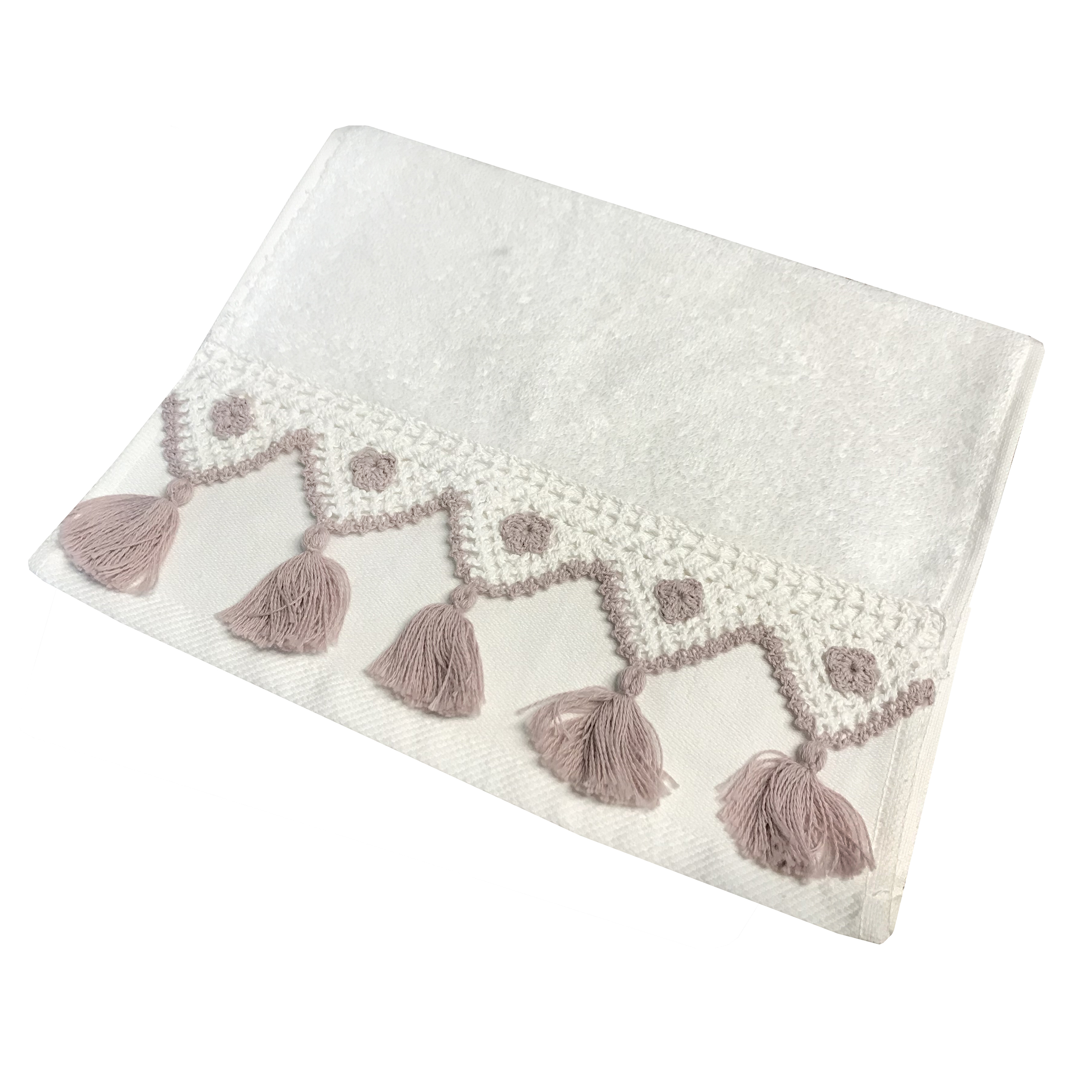 حوله دستی مادام کوکو مدل Madie Crochet سایز 30*46 سانتی متر