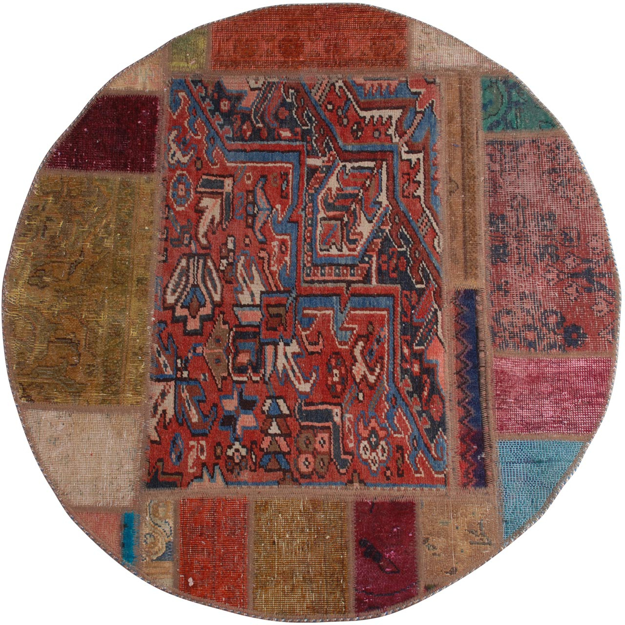 کلاژ فرش دستبافت یک متری فرش هریس کد 101551