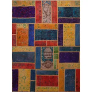 کلاژ فرش دستبافت دو متری فرش هریس کد 101553