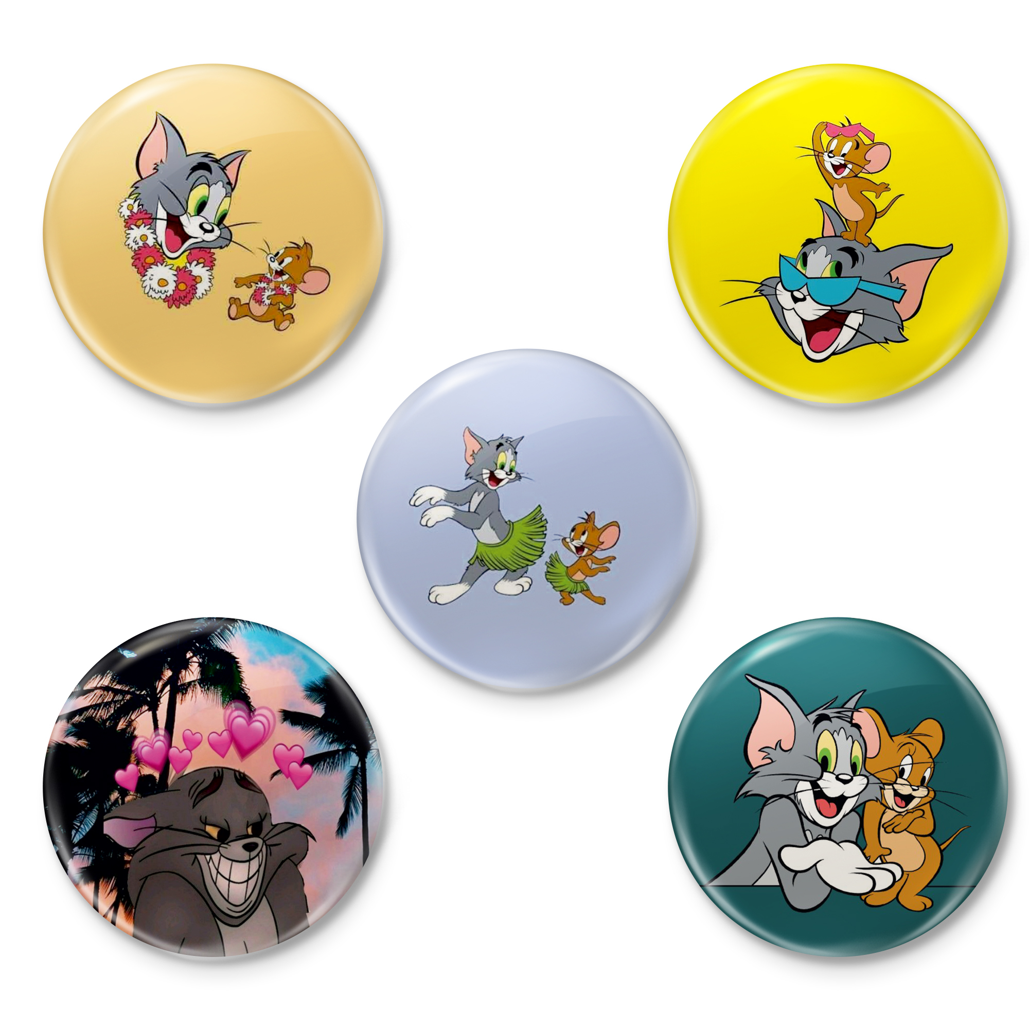 پیکسل طرح تام و جری کد 41.71 مجموعه 5 عددی