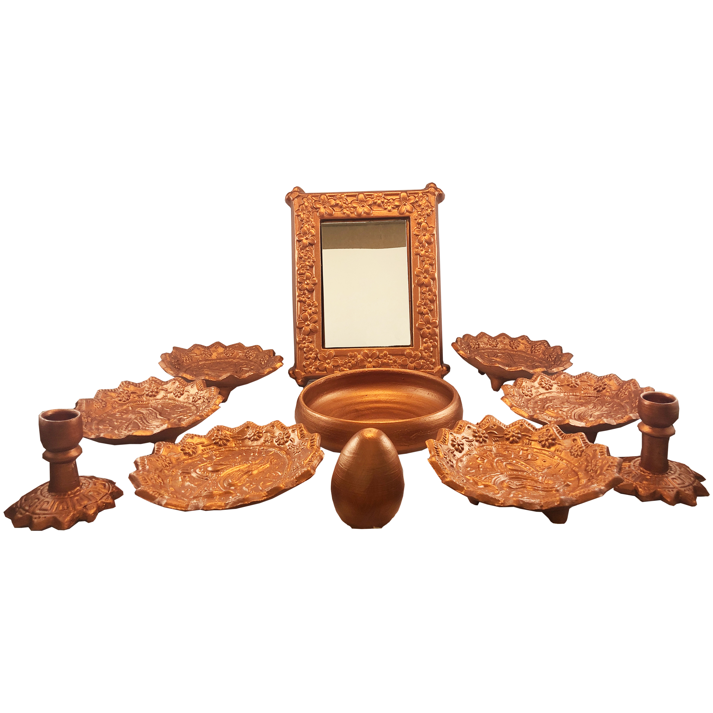 مجموعه ظروف هفت سین 11 پارچه کد FN-04