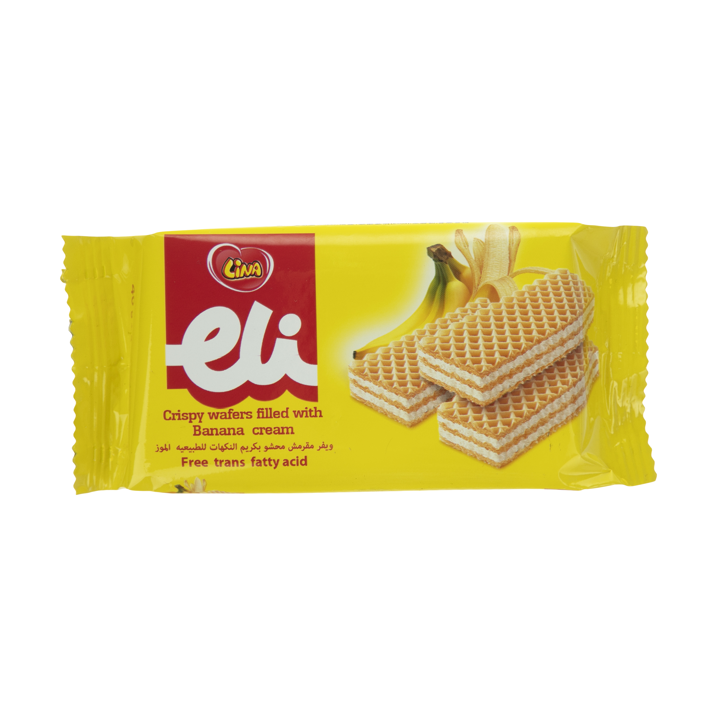 ویفر لینا با طعم موز - 40 گرم	