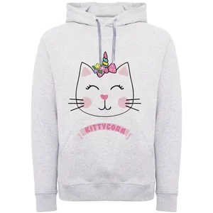 هودی زنانه طرح kitty corn کد F350