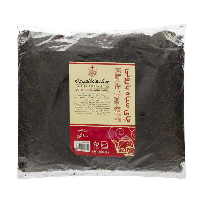 چای سیاه باروتی رفاه لاهیجان - 900 گرم