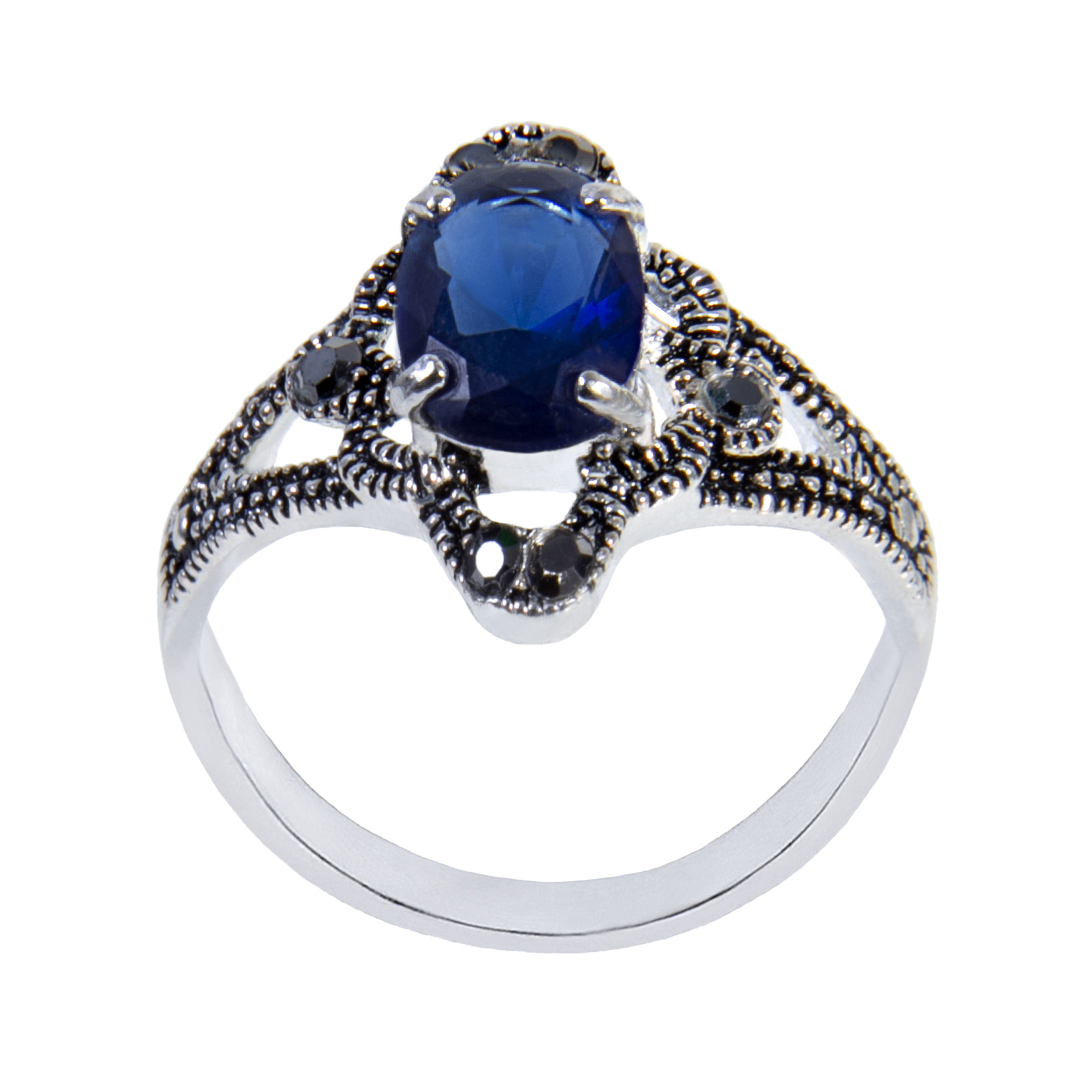 انگشتر نقره زنانه بازرگاني ميلادي  کد AW_126