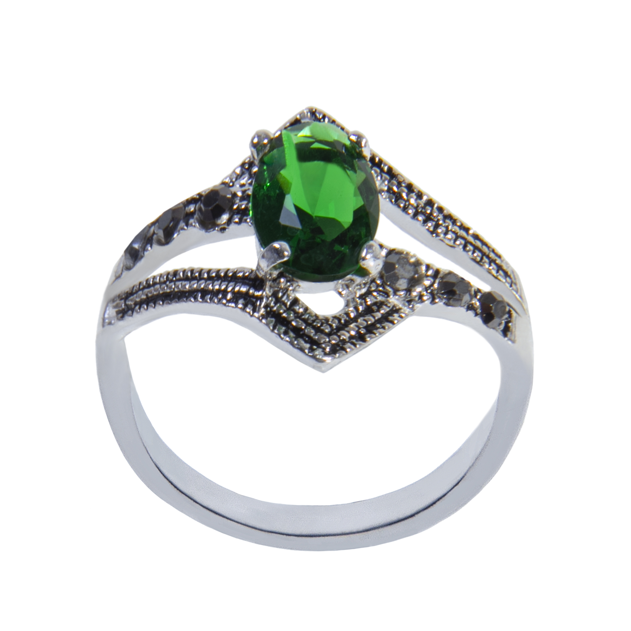  انگشتر نقره زنانه بازرگاني ميلادي  کد AW_128