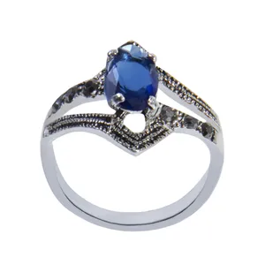  انگشتر نقره زنانه بازرگاني ميلادي  کد AW_130