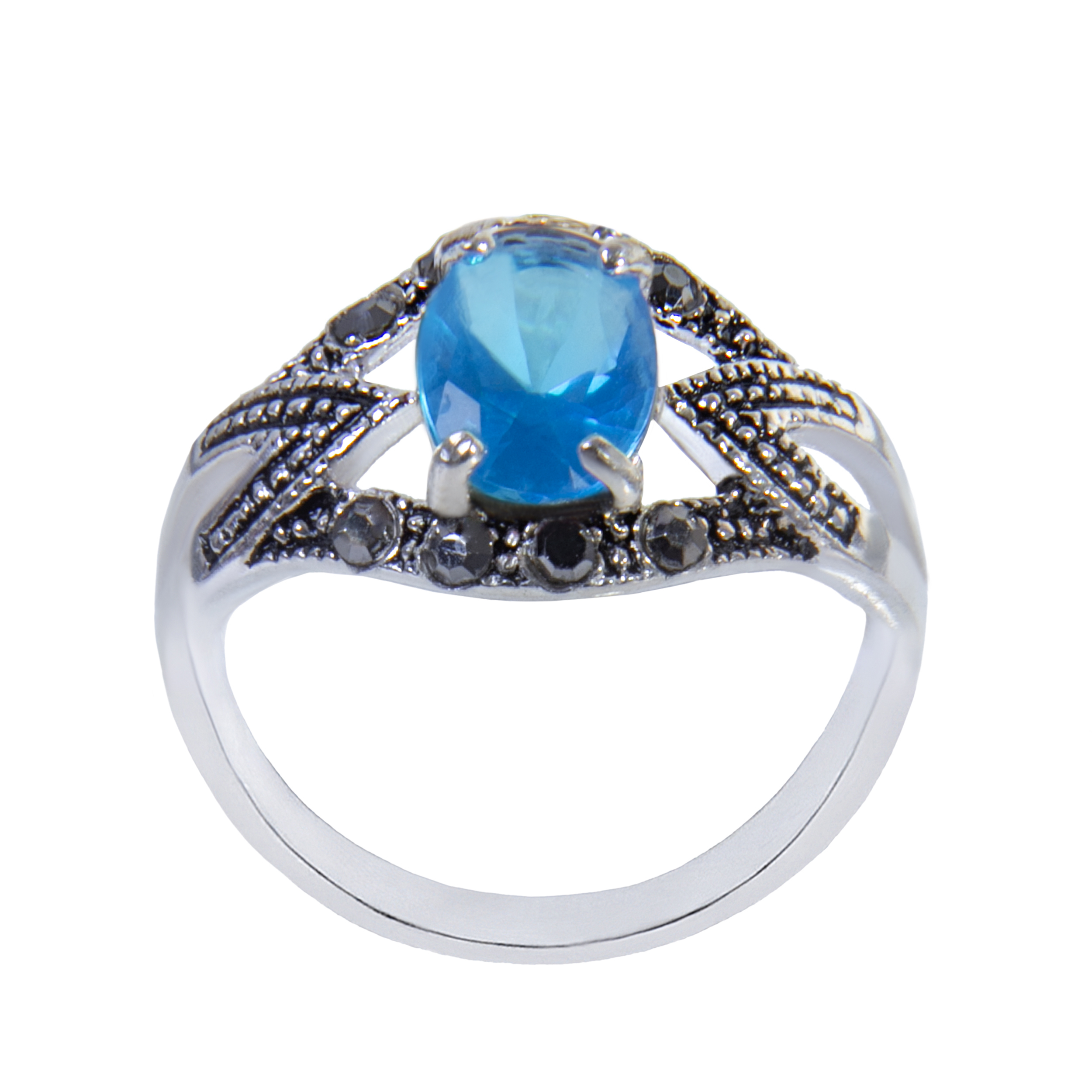 انگشتر نقره زنانه بازرگاني ميلادي  کد AW_135