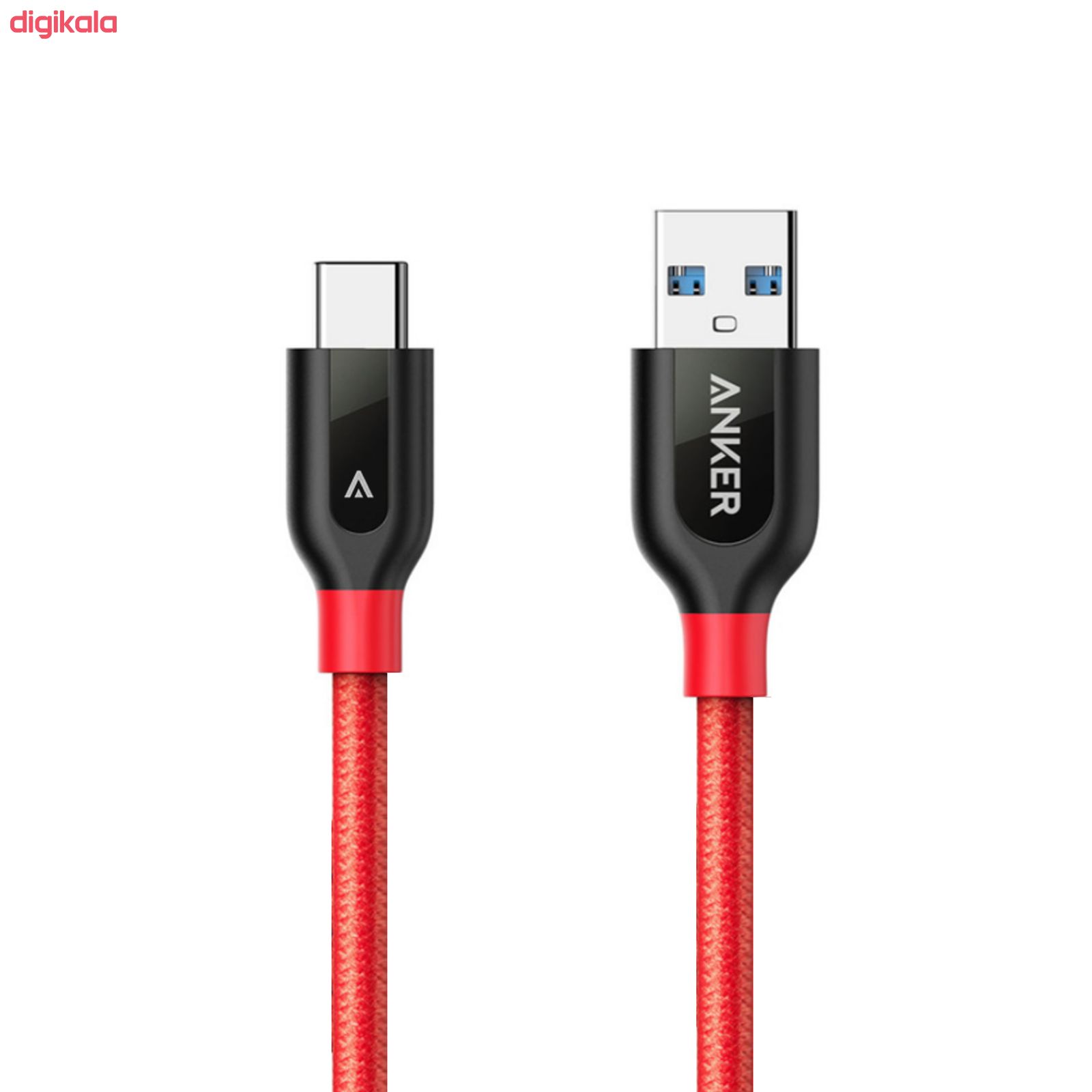مشخصات قیمت و خرید کابل تبدیل Usb C به Usb انکر مدل A8168 Powerline Plus طول 0 9 متر دیجی کالا