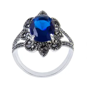 انگشتر نقره زنانه بازرگاني ميلادي  کد AW_137