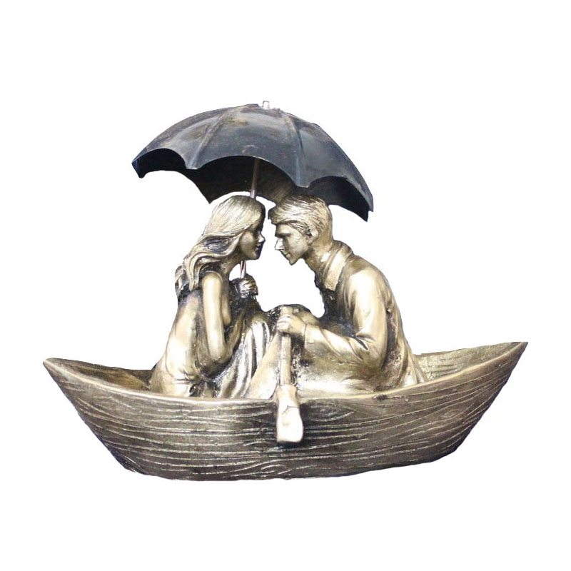 مجسمه دکوری طرح قایق عاشقانه کد 1617