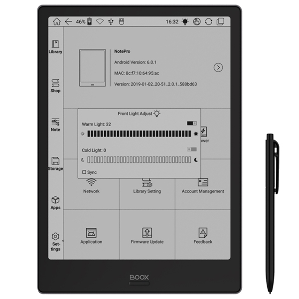  کتاب‌خوان بوکس مدل Note pro ظرفیت64 گیگابایت
