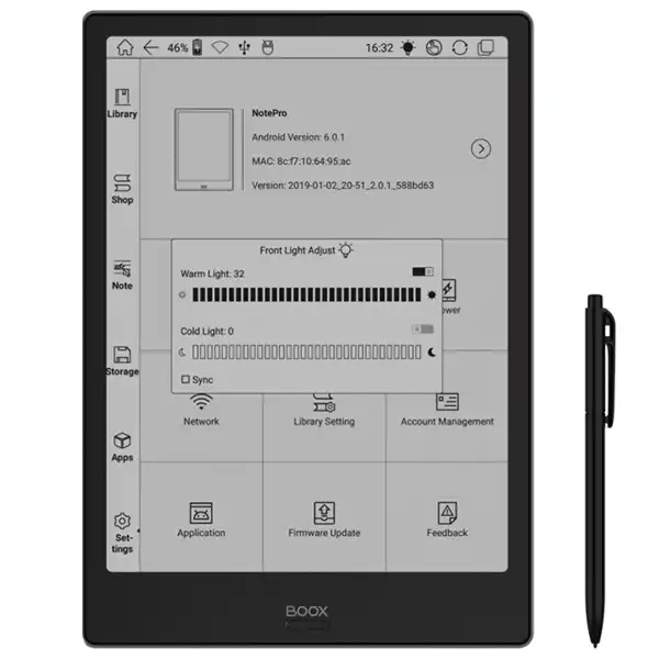 کتاب‌خوان بوکس مدل Note pro ظرفیت64 گیگابایت