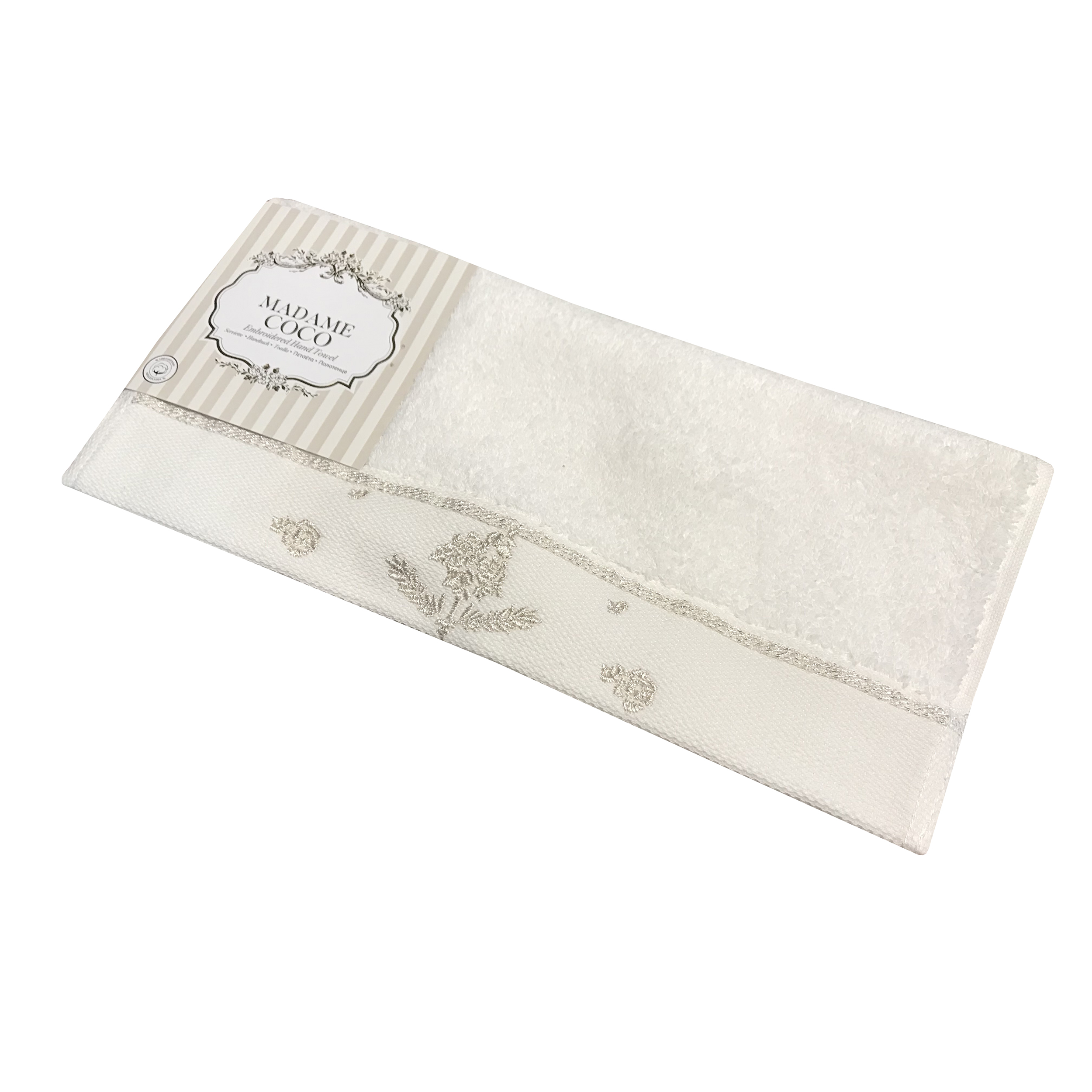 حوله دستی مادام کوکو مدل Gauthier Embroidered  سایز 30*46 سانتی متر