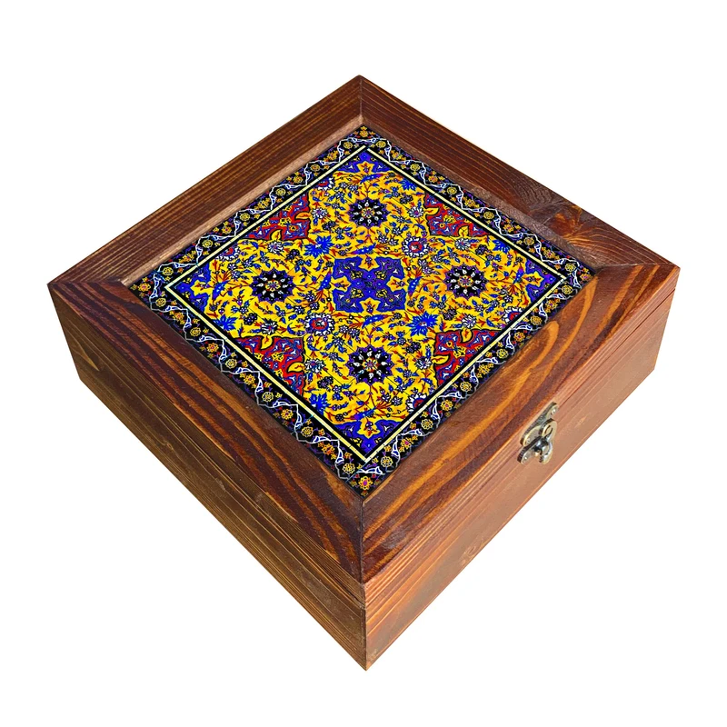 جعبه هدیه چوبی کد DG26