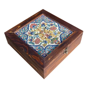 جعبه هدیه چوبی کد DG46