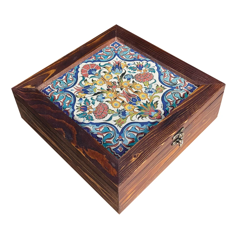 جعبه هدیه چوبی کد DG46