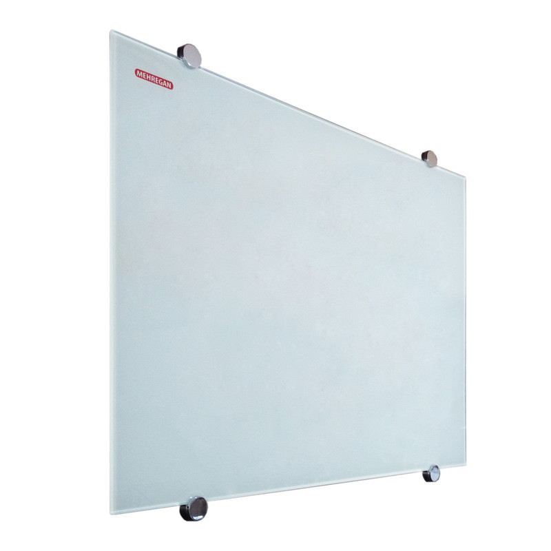 تخته وایت برد شیشه ای مهرگان مدل GLB 02 سایز 90×60 سانتی متر