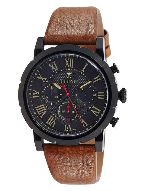 ساعت مچی عقربه ای مردانه تایتن مدل T90050NL01