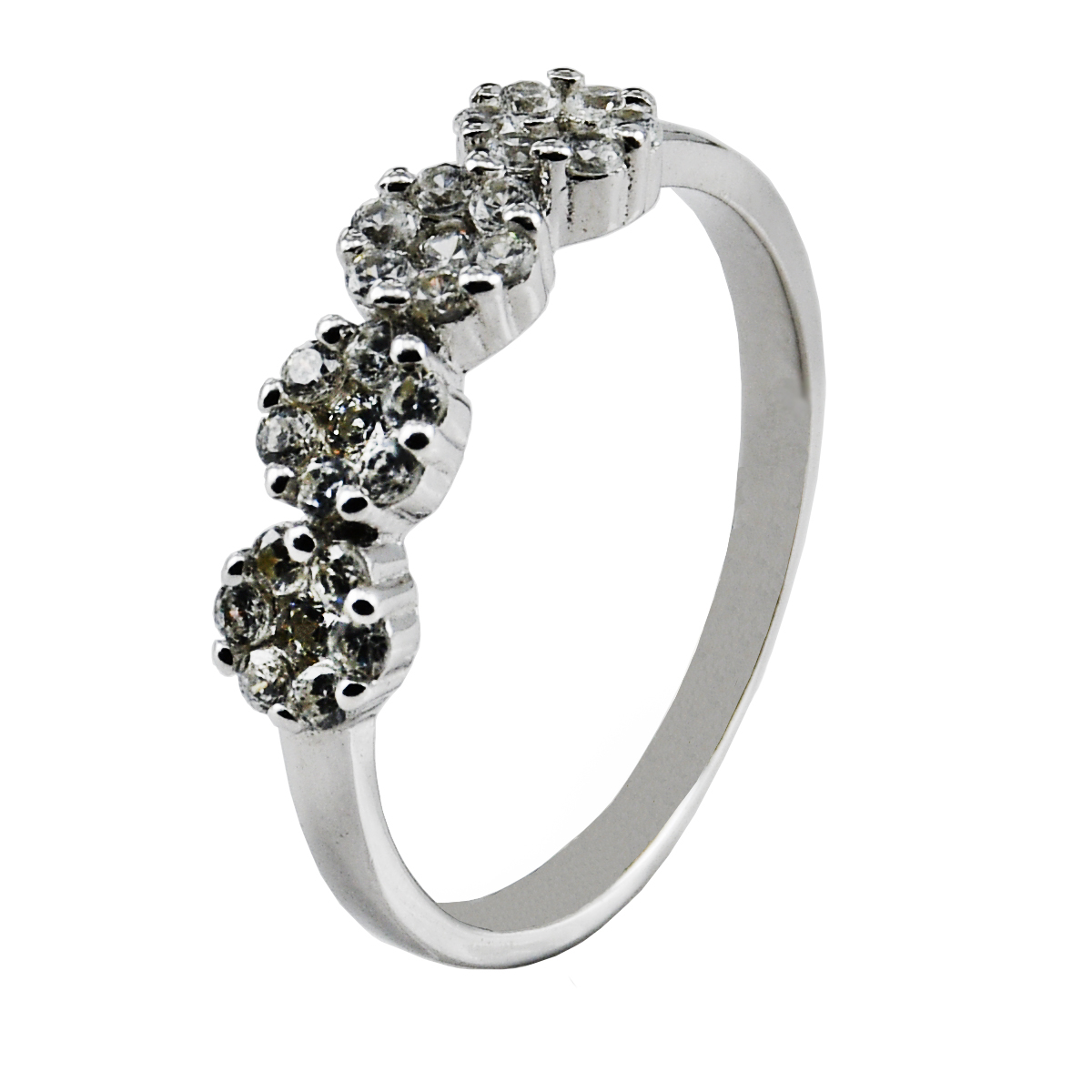 انگشتر نقره زنانه کد 8842A-6