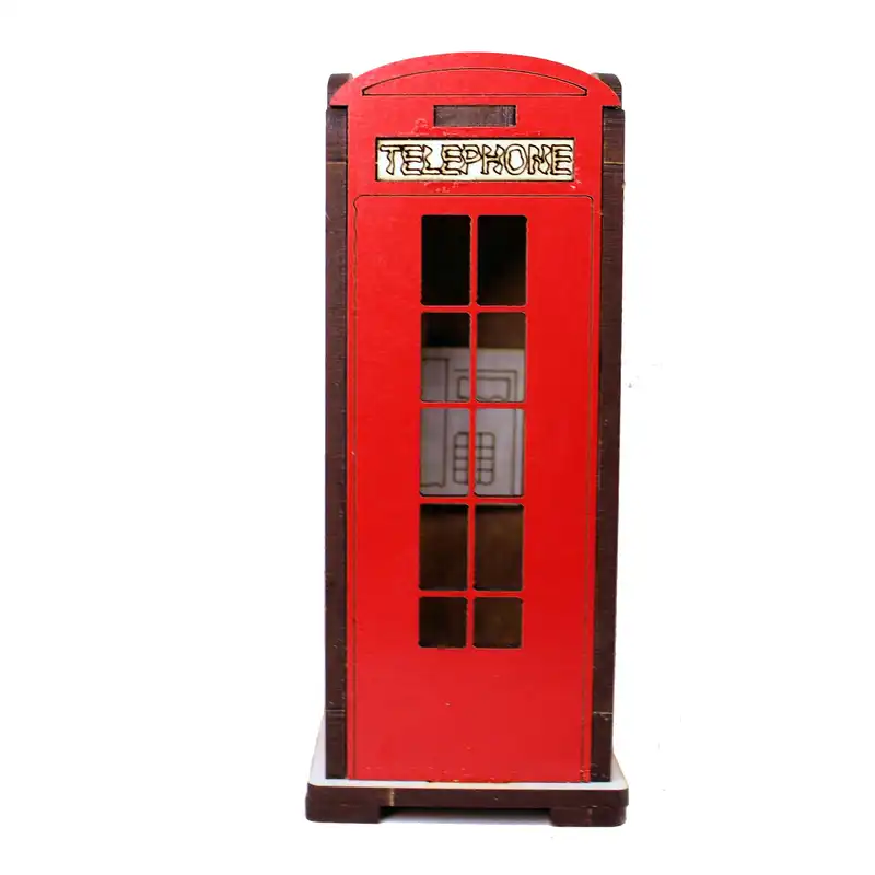 ماکت دکوری طرح کیوسک تلفن مدل D100