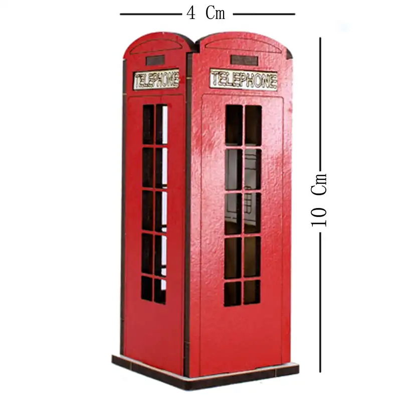 ماکت دکوری طرح کیوسک تلفن مدل D100