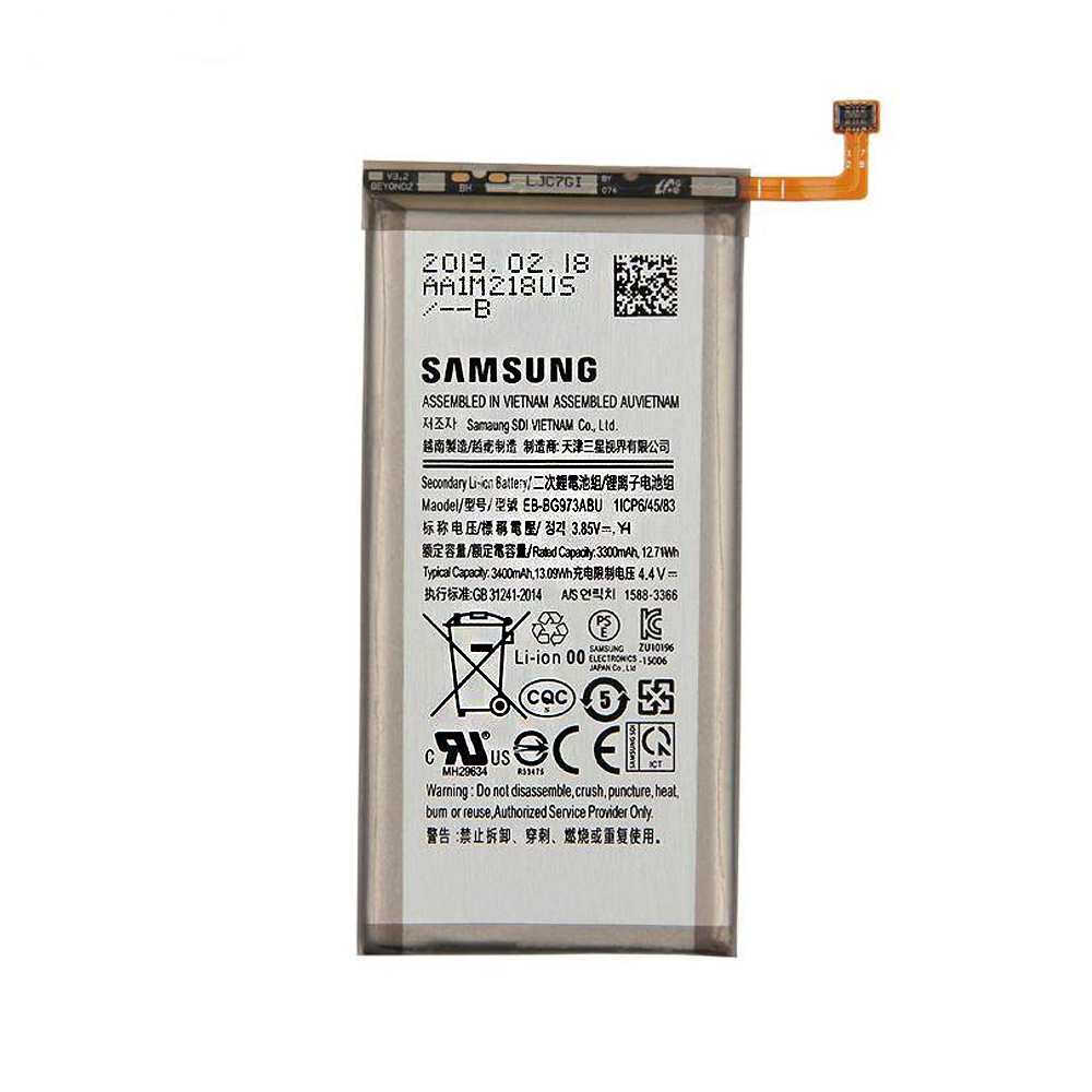 باتری موبایل مدل EB-BG973ABU ظرفیت 3400 میلی آمپر ساعت مناسب برای گوشی موبایل سامسونگ Galaxy S10