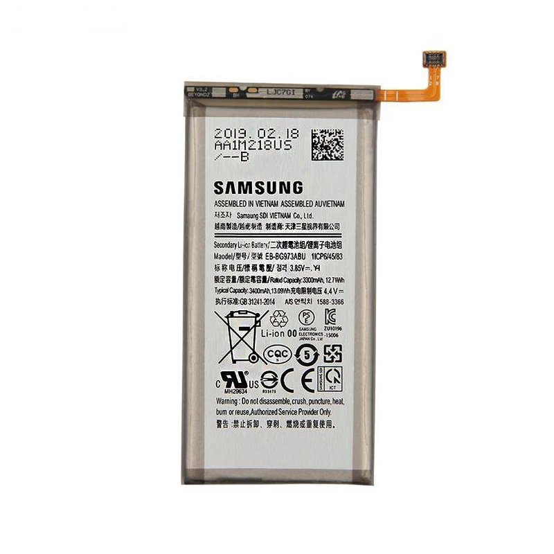 باتری موبایل مدل EB-BG973ABU ظرفیت 3400 میلی آمپر ساعت مناسب برای گوشی موبایل سامسونگ Galaxy S10