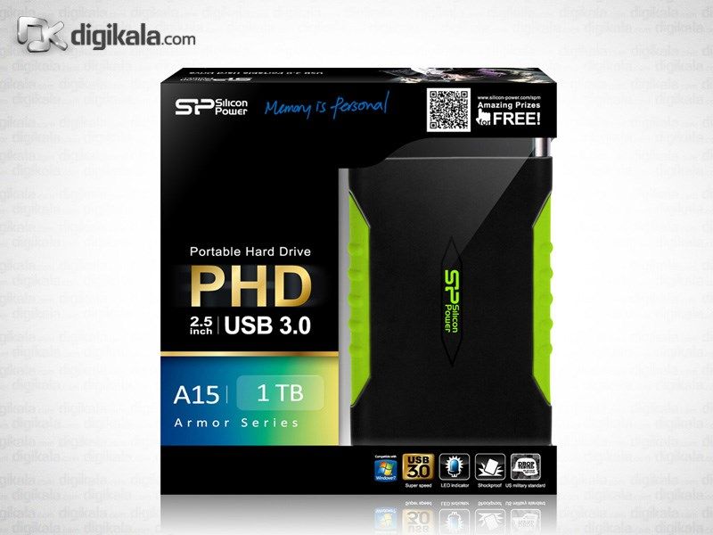 هارددیسک اکسترنال Silicon Power مدل آرمور A15 ظرفیت 500 گیگابایت main 1 5