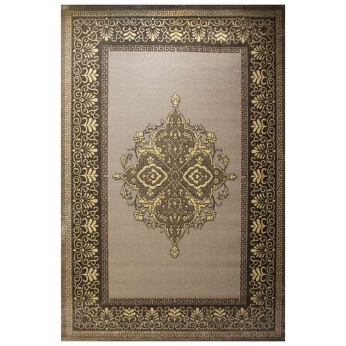 فرش ماشینی ساوین کد 7403 زمینه طوسی